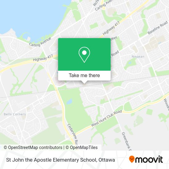 St John the Apostle Elementary School map