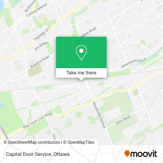 Capital Door Service map