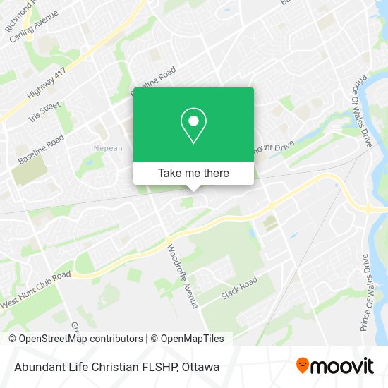 Abundant Life Christian FLSHP map