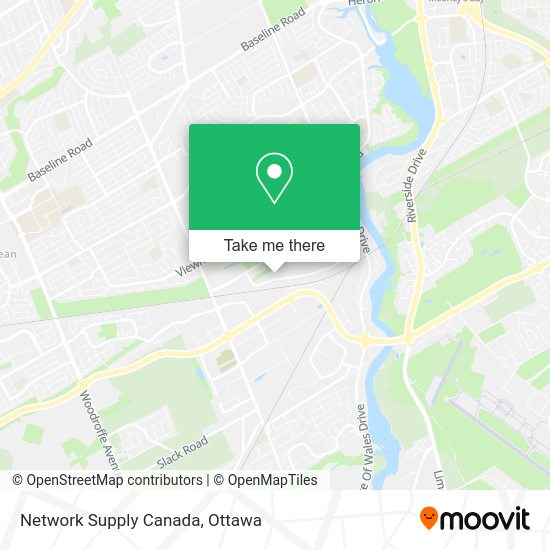 Network Supply Canada map