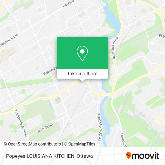 Popeyes LOUISIANA KITCHEN map