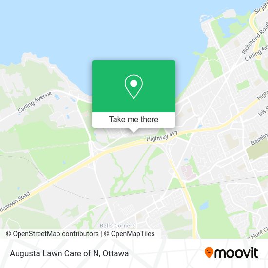 Augusta Lawn Care of N map