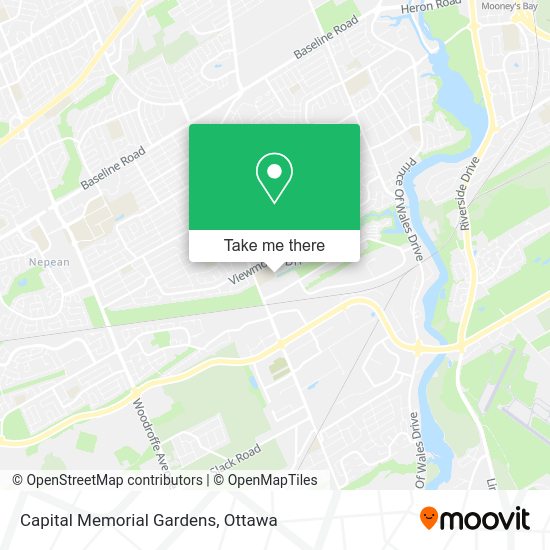 Capital Memorial Gardens map