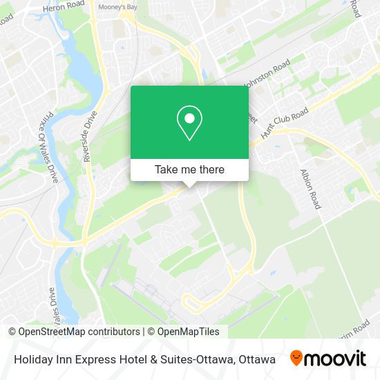 Holiday Inn Express Hotel & Suites-Ottawa map