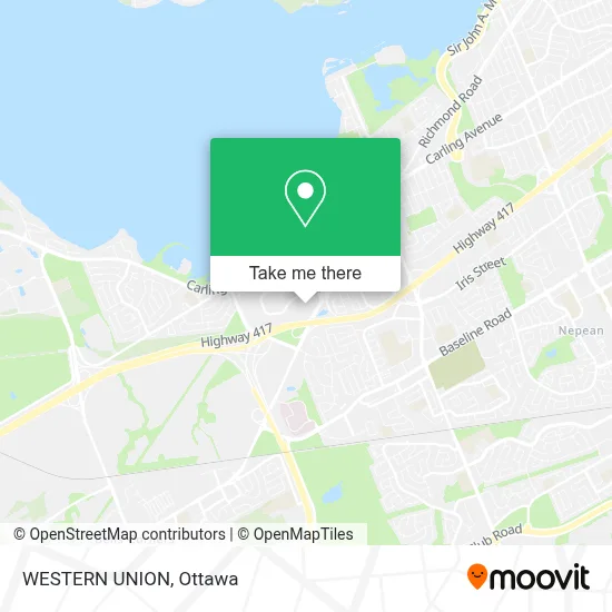 WESTERN UNION map
