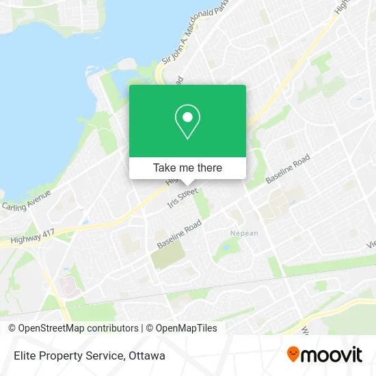 Elite Property Service map