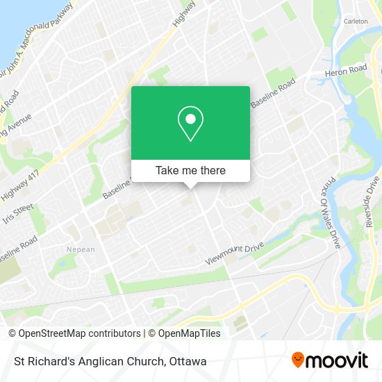 St Richard's Anglican Church map