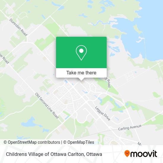 Childrens Village of Ottawa Carlton map