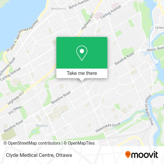Clyde Medical Centre map