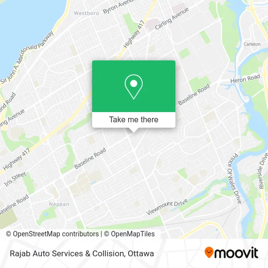 Rajab Auto Services & Collision map