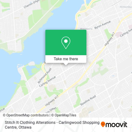 Stitch It Clothing Alterations - Carlingwood Shopping Centre map