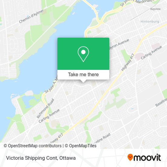Victoria Shipping Cont map
