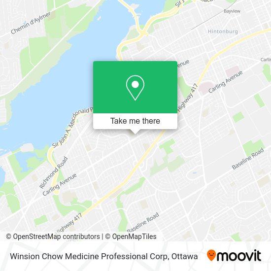 Winsion Chow Medicine Professional Corp map