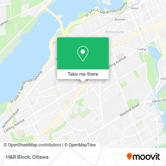 H&R Block map