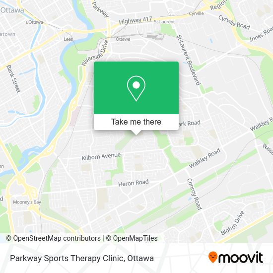 Parkway Sports Therapy Clinic map