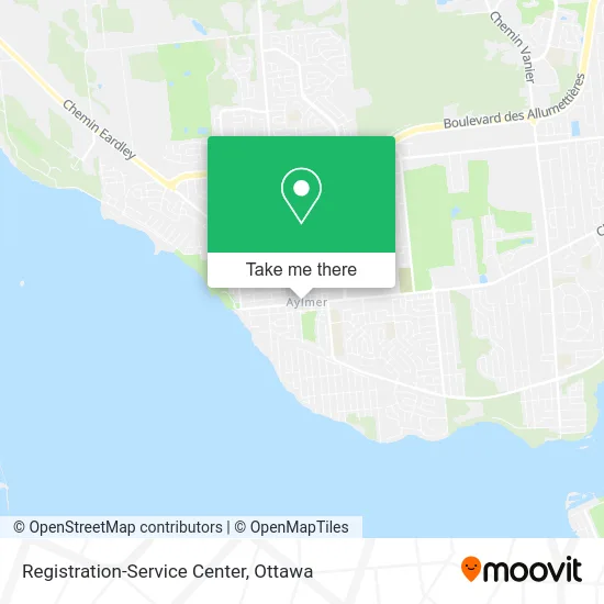 Registration-Service Center map