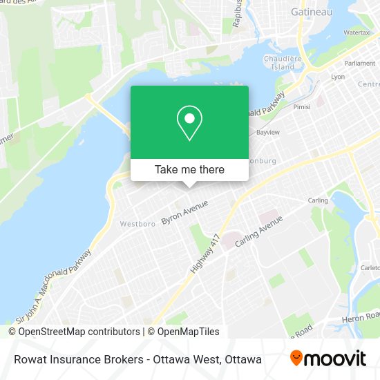 Rowat Insurance Brokers - Ottawa West map