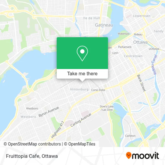 Fruittopia Cafe map