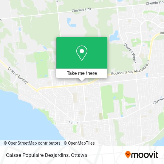 Caisse Populaire Desjardins map
