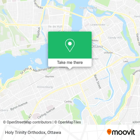 Holy Trinity Orthodox map