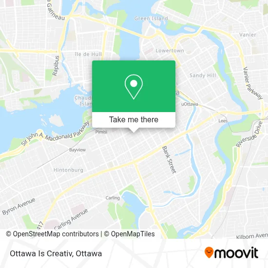 Ottawa Is Creativ map