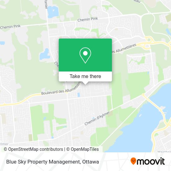 Blue Sky Property Management map