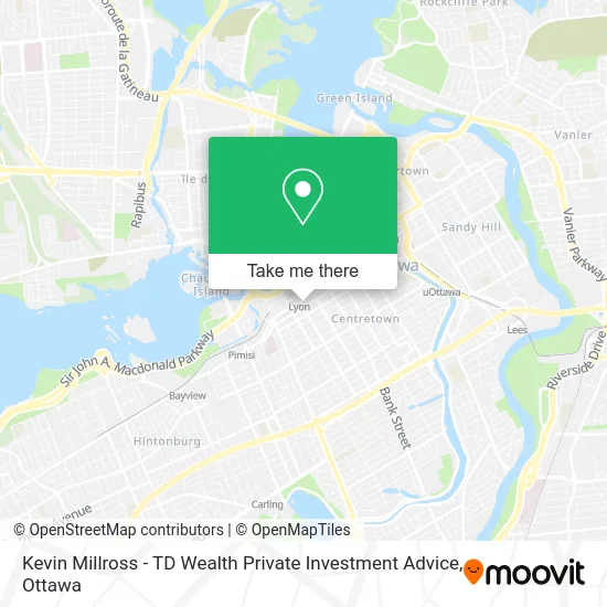 Kevin Millross - TD Wealth Private Investment Advice map