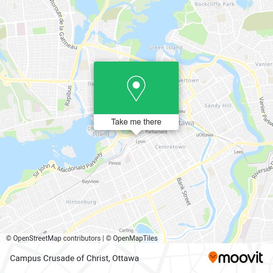 Campus Crusade of Christ map