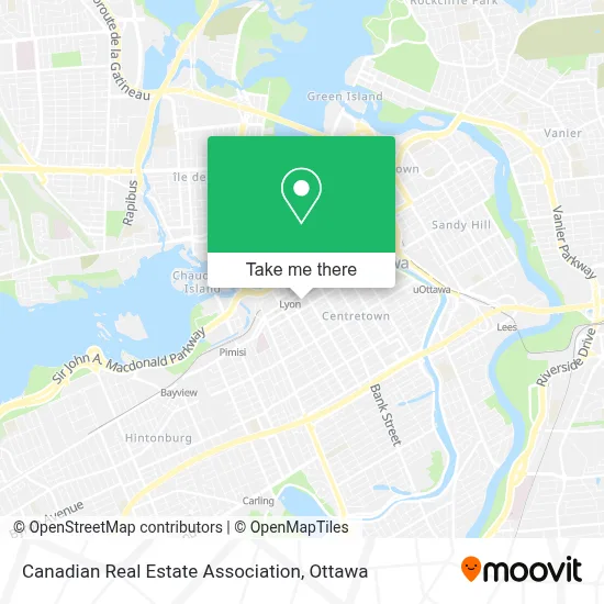 Canadian Real Estate Association map