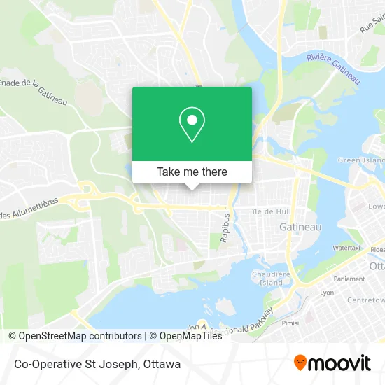 Co-Operative St Joseph map