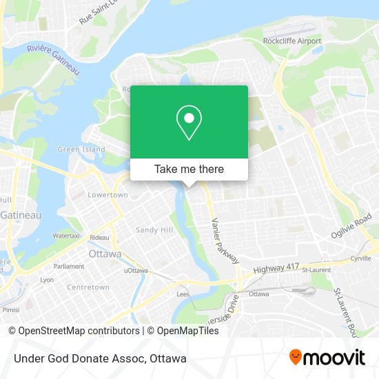 Under God Donate Assoc map