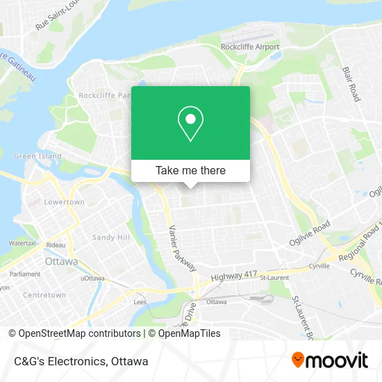 C&G's Electronics map