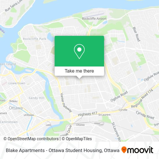 Blake Apartments - Ottawa Student Housing plan