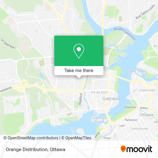 Orange Distribution map