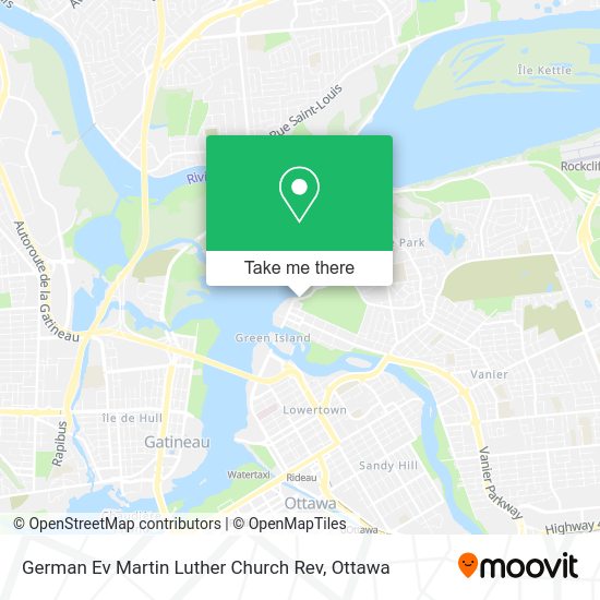 German Ev Martin Luther Church Rev map