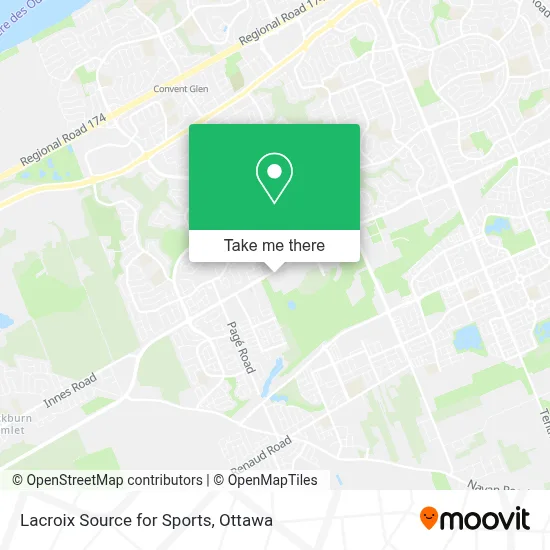 Lacroix Source for Sports map