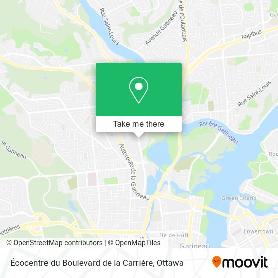 Écocentre du Boulevard de la Carrière map