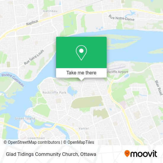 Glad Tidings Community Church map
