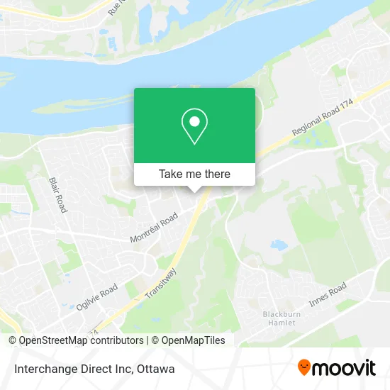 Interchange Direct Inc map