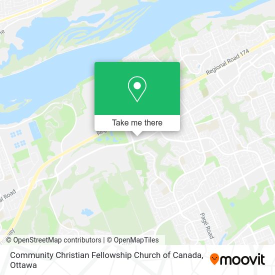 Community Christian Fellowship Church of Canada map