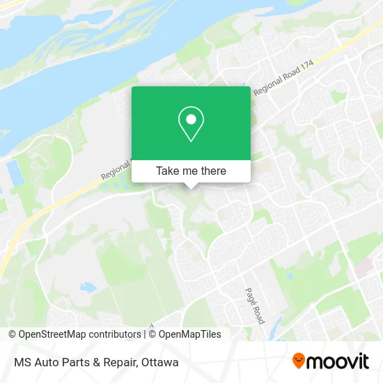 MS Auto Parts & Repair map