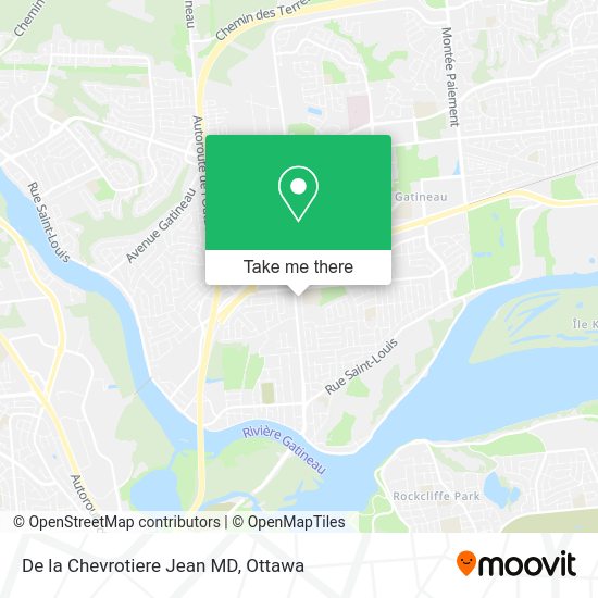 De la Chevrotiere Jean MD map