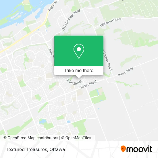 Textured Treasures map