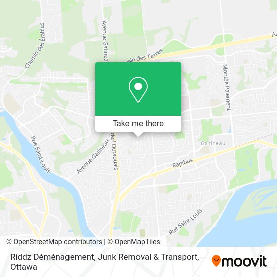 Riddz Déménagement, Junk Removal & Transport map