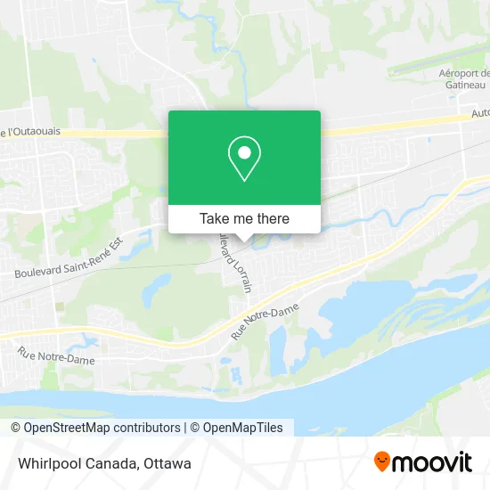 Whirlpool Canada map