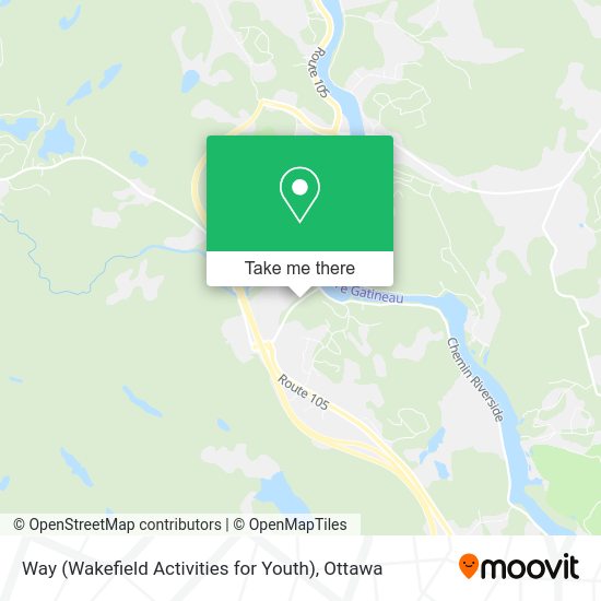 Way (Wakefield Activities for Youth) map