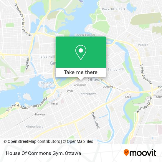 House Of Commons Gym map