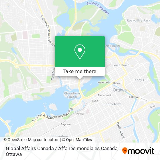 Global Affairs Canada / Affaires mondiales Canada map