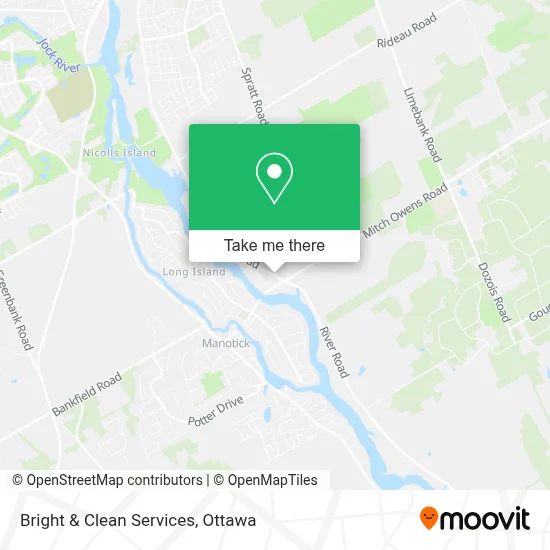 Bright & Clean Services map
