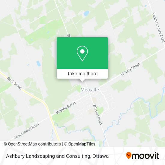 Ashbury Landscaping and Consulting map